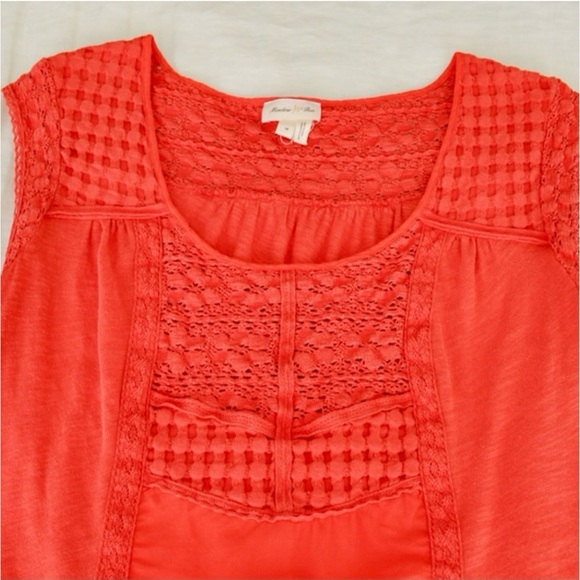 Anthropologie Meadow Rue Sleeveless Top in Red - Picture 3 of 7